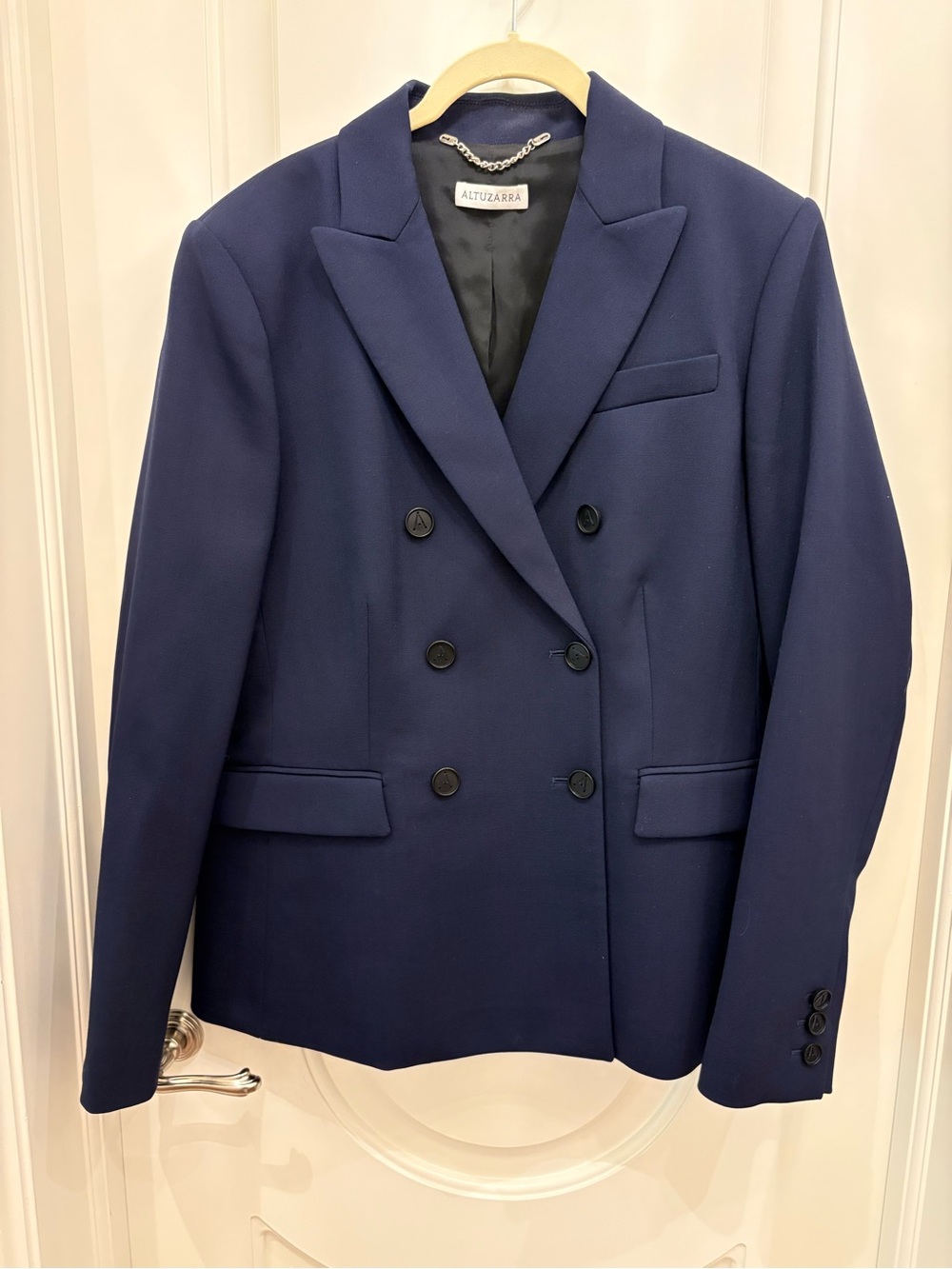 Altuzarra Double-Breasted Navy Sport Coat